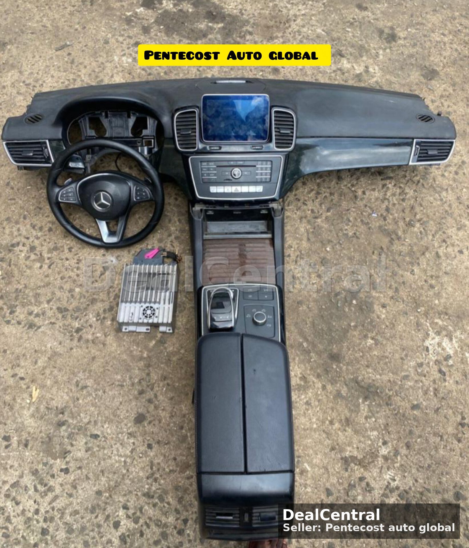 Complete Benz GLE dashboard 2018